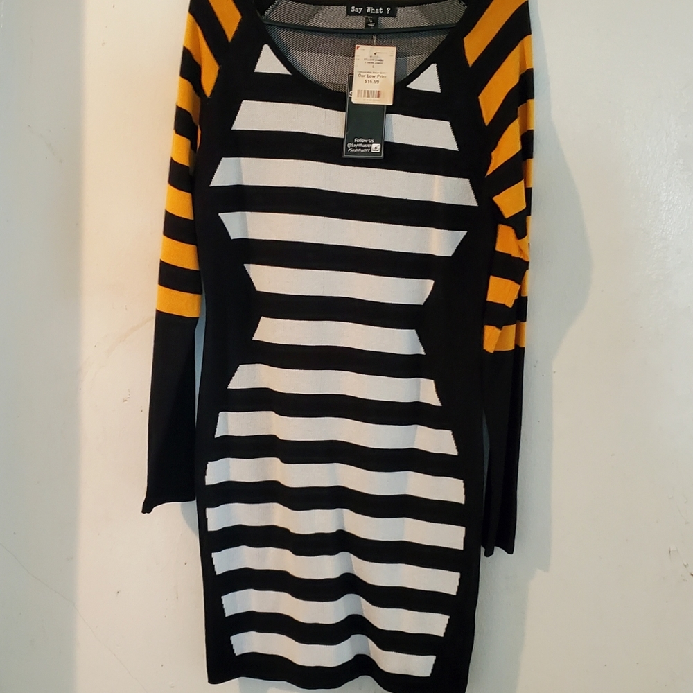 Striped Sweater Dress